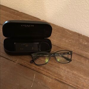 Coach Black/Tortoise Eyeglasses with Case